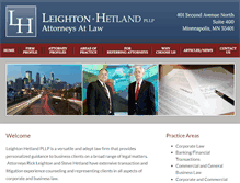 Tablet Screenshot of leightonhetland.com